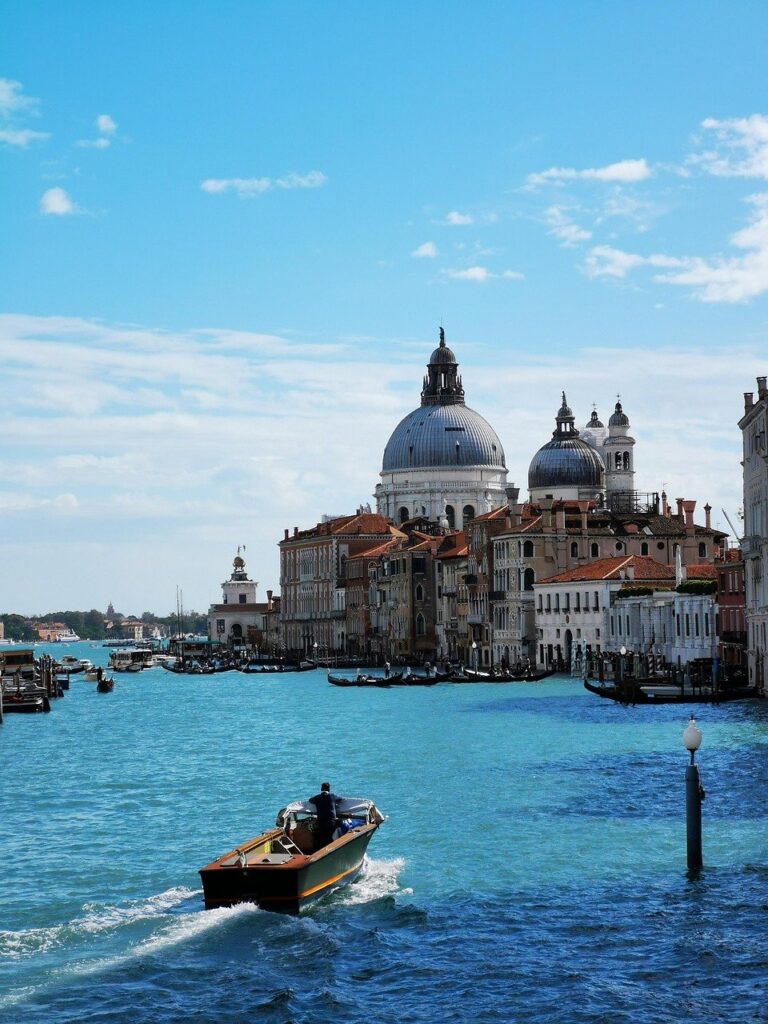 Retirement - Speed boat traveling to Venice